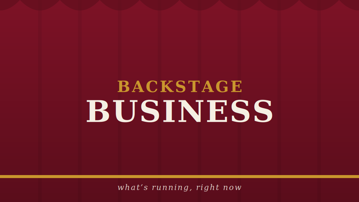 Backstage business